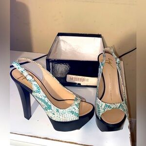 Giuseppe Zanotti snakeskin Heels